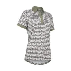 Callaway Ladies Chev Printed Golf Polo Shirt CGKFC070