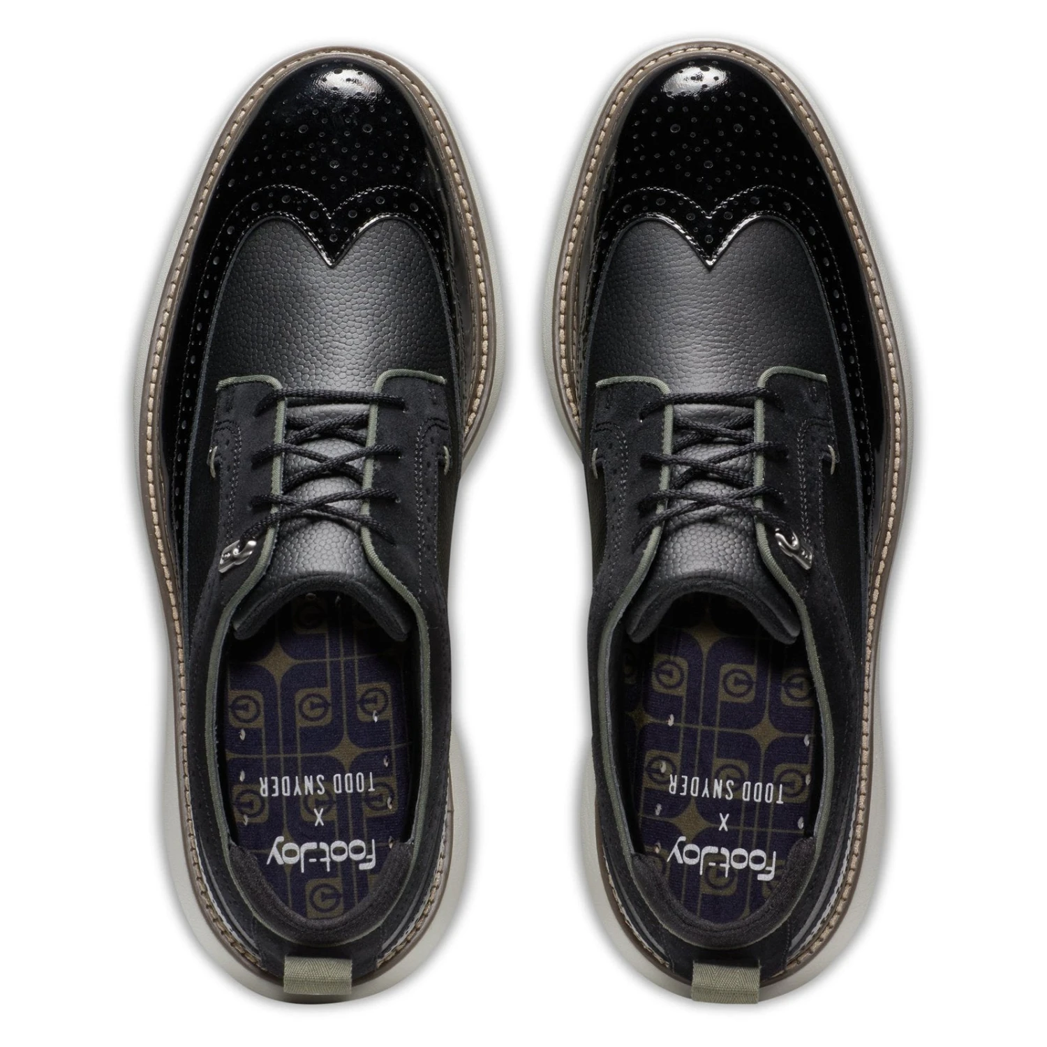 FootJoy X Todd Snyder LE Tradition Golf Shoes 57931 - Image 4