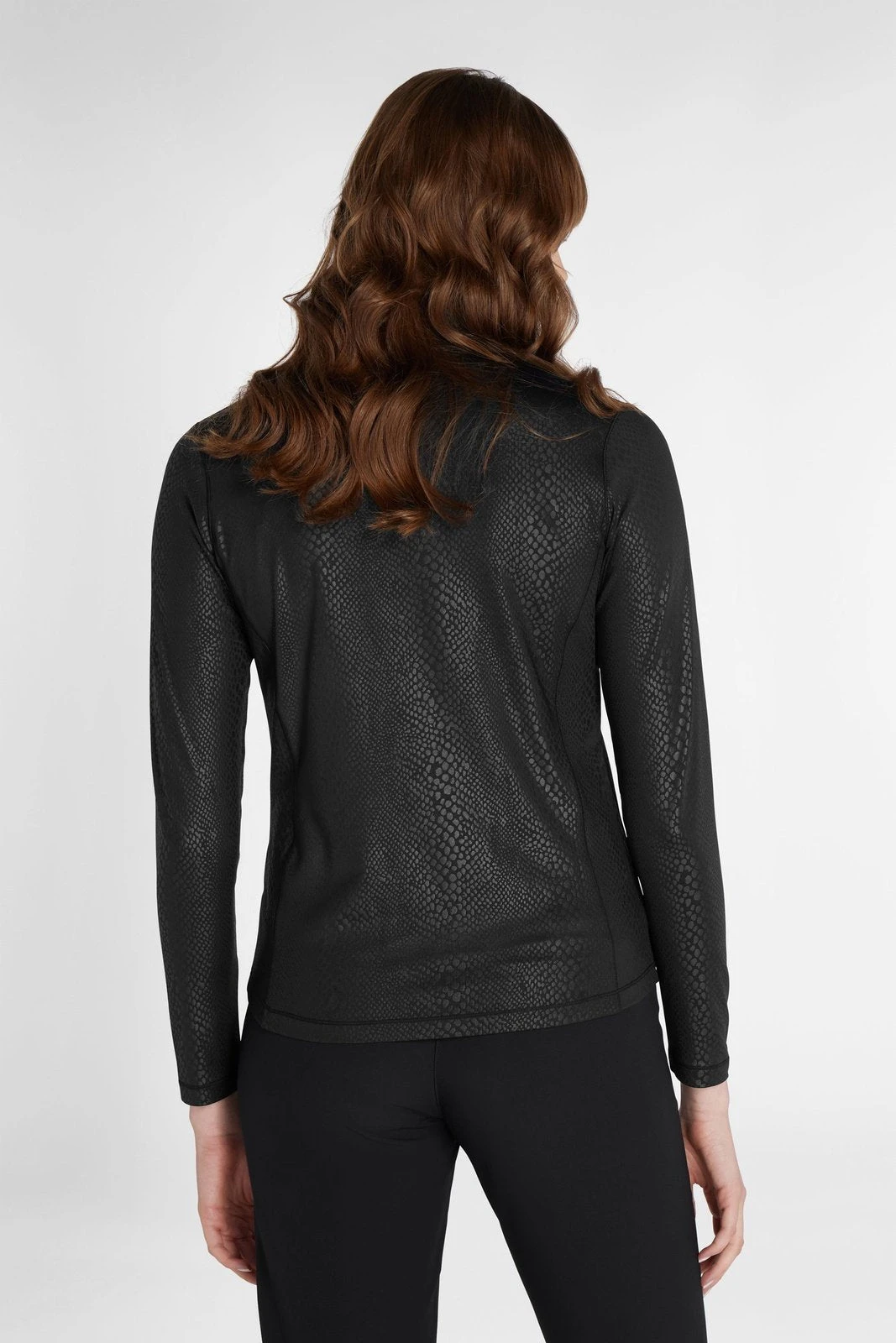 Green Lamb Ladies Kennedy Snakeskin 1/4 Zip Golf Top AG22942 - Image 4