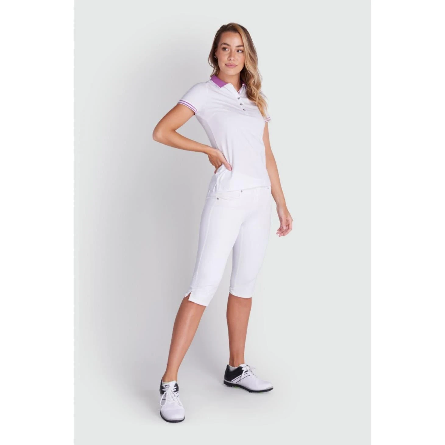 Green Lamb Ladies Tasha Golf Pedal Pushers SG14301 - Image 3