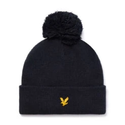 Lyle & Scott Lined Golf Bobble Beanie HE1750G