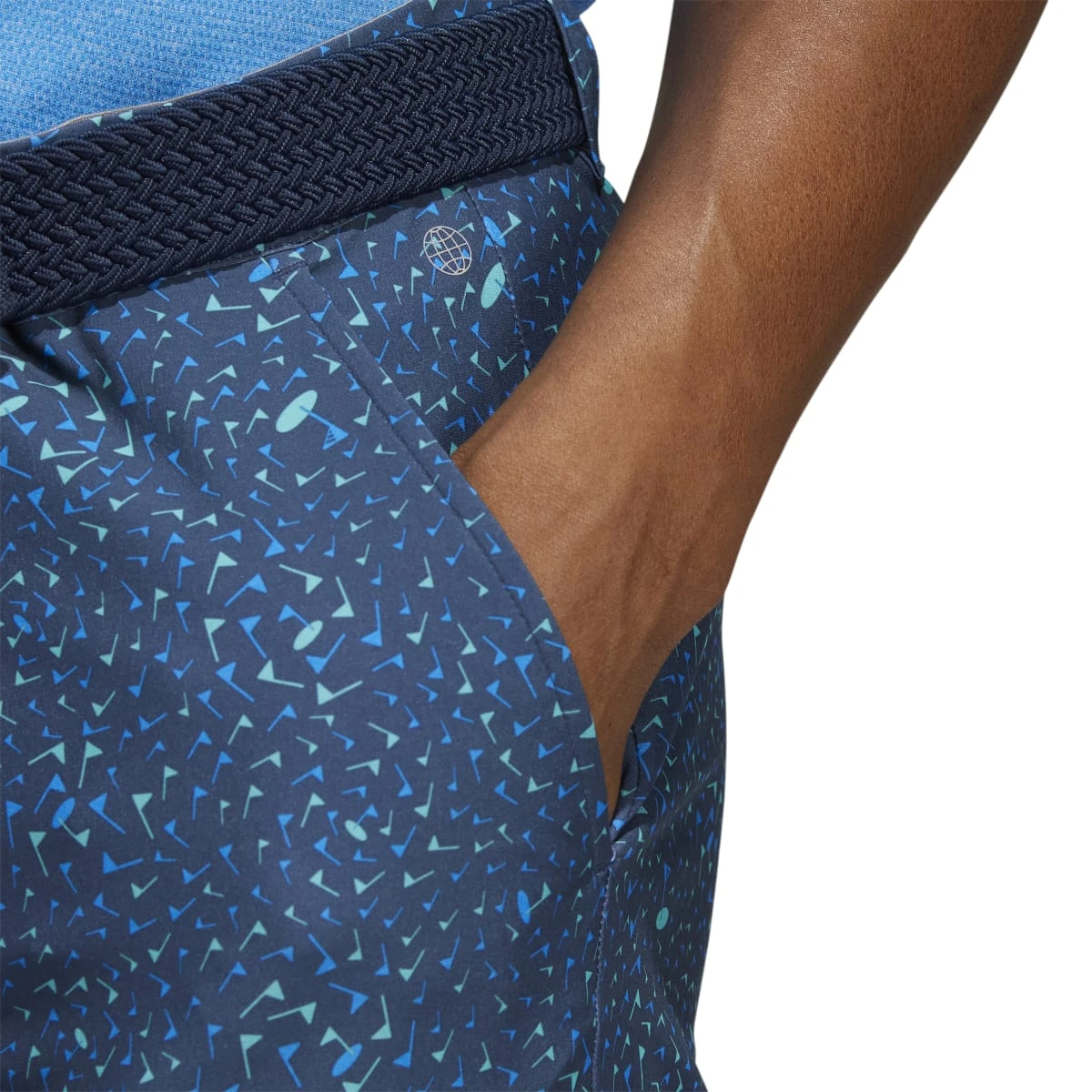 Adidas Ultimate365 Flag Print Golf Shorts HA9122 - Image 6